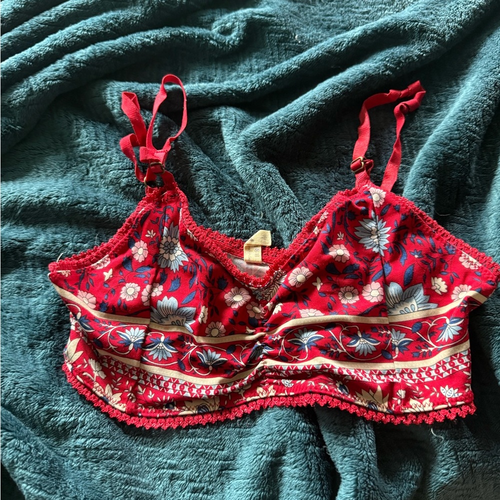 🔮 Spell // Wine Folktown bralette - M